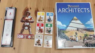 Gameplay di 7 Wonders Architects - Gioco da Tavolo