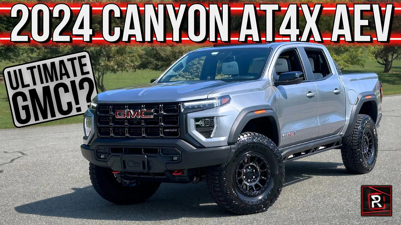 The 2024 GMC Canyon AT4X AEV Is An Off-Road Ready Truck With Crazy Tough Capabilities