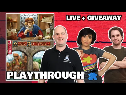 Hansa Teutonica: Big Box - LIVE Playthrough Board Game & Giveaway Worldwide