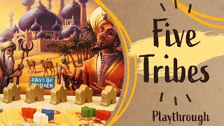 Five Tribes Board Game Playthrough | Bruno Cathala