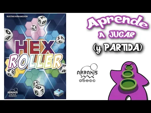 HexRoller - Cómo se juega - Reseña y Partida - Juego de Mesa