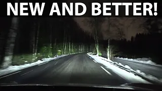2021 Model 3 Performance headlights test