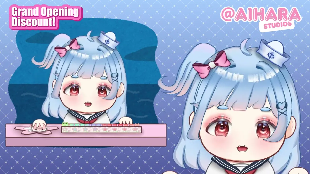 [LIMITED OFFER!] Chibi Keyboard & Mouse VTuber Model (Art + Rig) by ...