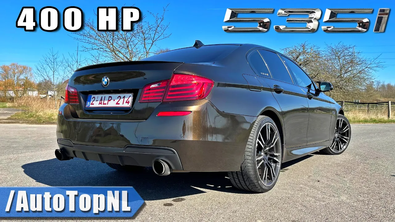 400HP BMW 535i F10 *280KM/H* REVIEW on Autobahn by AutoTopNL