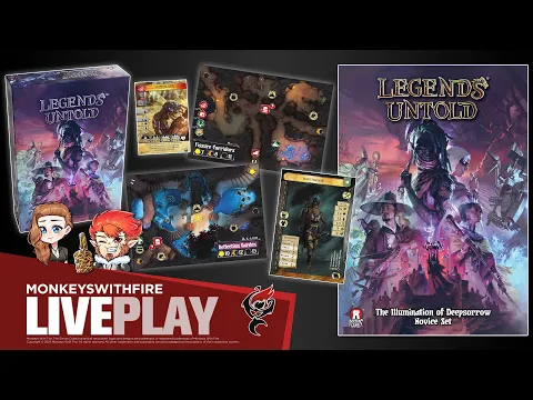 LEGENDS UNTOLD: THE ILLUMINATION OF DEEPSORROW || INSPIRING GAMES || BOARD GAME LIVE PLAY