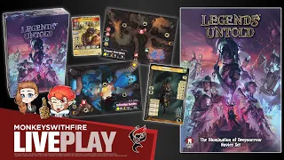 LEGENDS UNTOLD: THE ILLUMINATION OF DEEPSORROW || INSPIRING GAMES || BOARD GAME LIVE PLAY