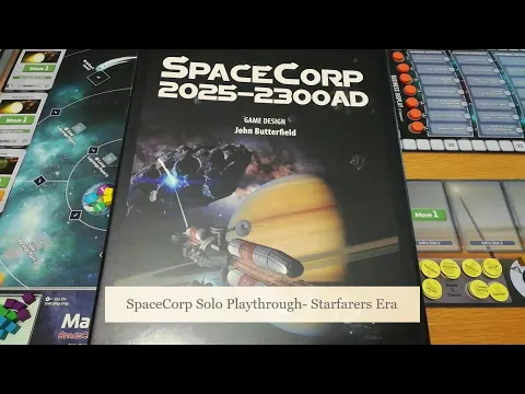 Space Corp (GMT Games): Starfarers Era Solo Playthrough - Diagonal Move