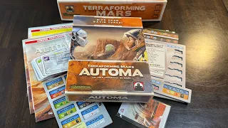 Terraforming Mars: Automa (Fryxgames/Stronghold) - Unbox & Continuing Expansion Creep Explanation