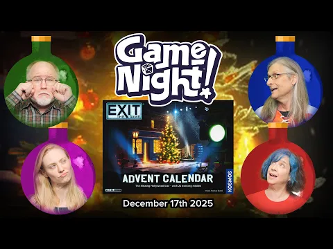 GameNight! 24 Days of Christmas Day 17 - Exit: The Game Advent Calendar - The Missing Hollywood Star