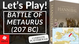 Let's Play! Hold the Line: Hannibal | Wargame | Battle of Metaurus 207 BC | Complete Playthrough