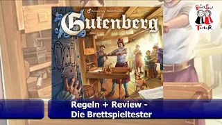 Gutenberg von Granna bzw. HUCH! - Regeln + Review - Brettspiel - Die Brettspieltester