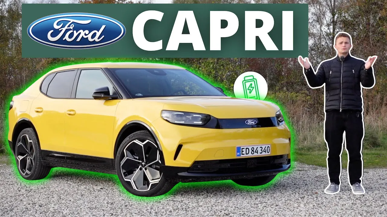 ENDELIG kommer Ford med spændende elbiler! Ford Capri Præsentation