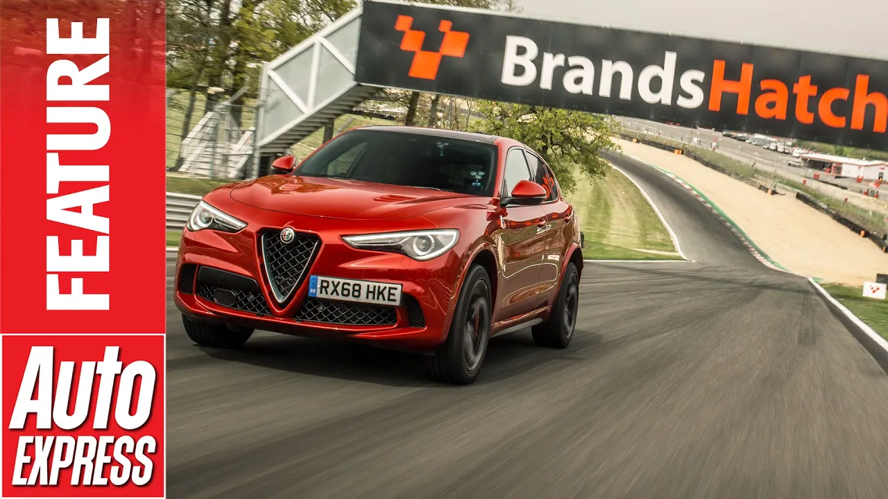 Alfa Romeo Stelvio Quadrifoglio in Brands Hatch SUV lap record attempt