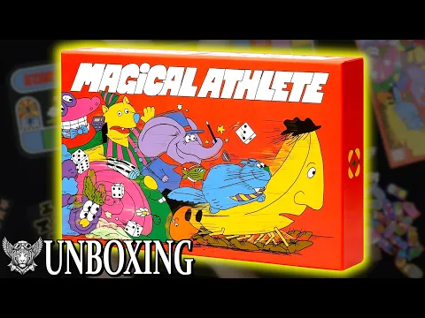 Magical Athlete Board Game Unboxing - Chunky Meeples & Pure Chaos!