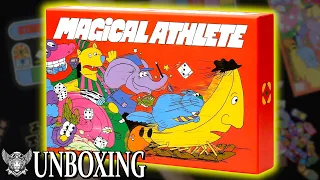 Magical Athlete Board Game Unboxing - Chunky Meeples & Pure Chaos!