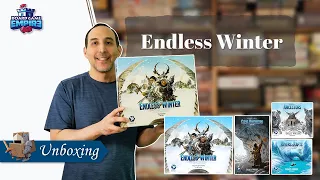 Endless Winter Paleoamericans with Ancestors, Cave Paintings, & Rivers & Rafts Expansions Unboxing