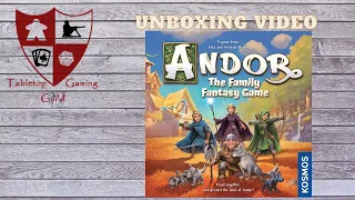 Andor The Family Fantasy Game Board Game Unboxing