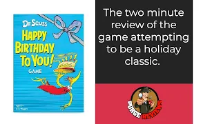 The Purge: #4798 Dr. Seuss: Happy Birthday to You! Game: The Two Minute Review