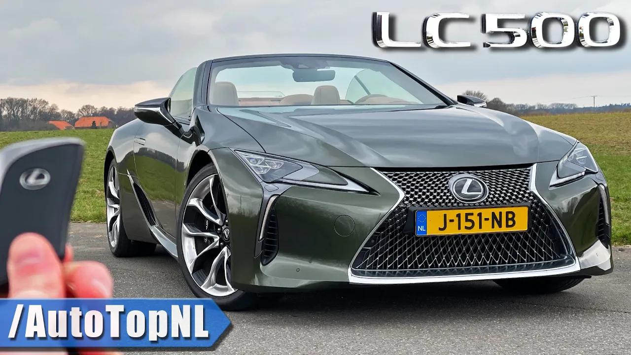 Lexus LC500 V8 Convertible REVIEW on AUTOBAHN by AutoTopNL
