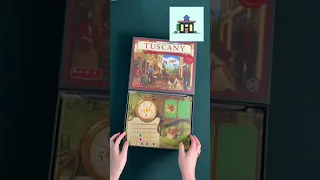 1 Minute Unboxing of Tuscany Expansion for Viticulture Board Game