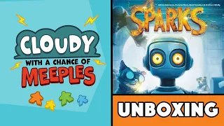 Sparks Unboxing - Cloudy with a Chance of Meeples