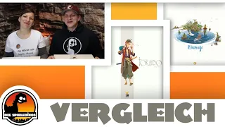 Tokaido & Namiji im Vergleich Was bieten diese beiden Wohlfühlspiele?
