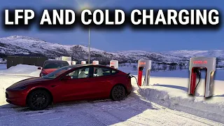 Model 3 RWD Through The Winter Night