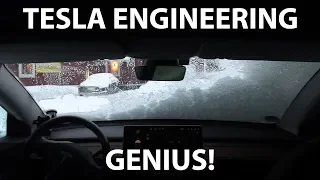 Preheating Tesla Model 3 cabin and battery