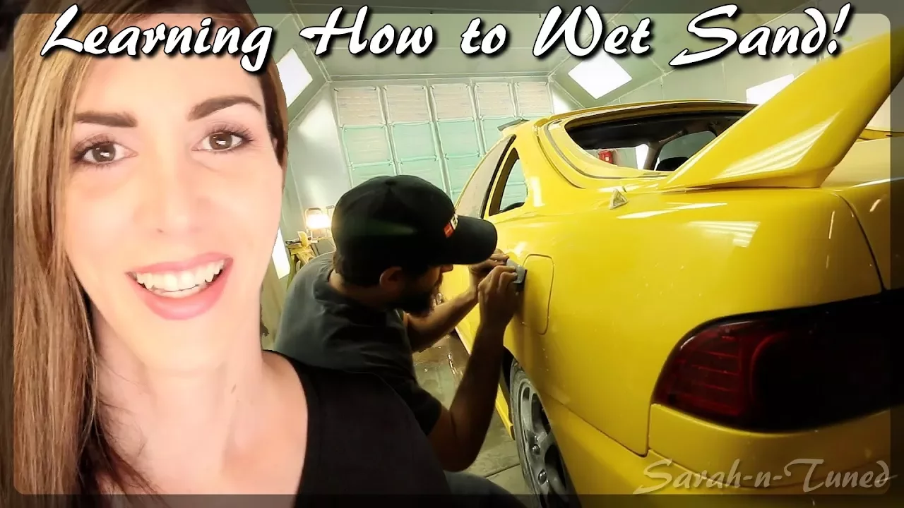 Learning How To Wet Sand! // DC2 Integra