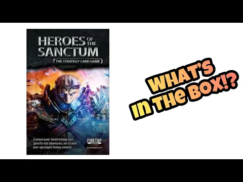 Heroes of The Sanctum Kickstarter Unboxing