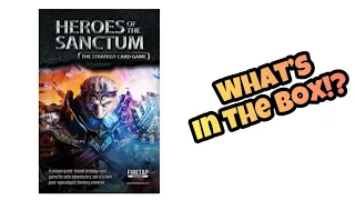 Heroes of The Sanctum Kickstarter Unboxing 