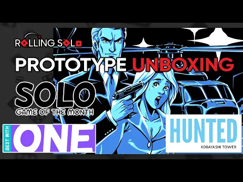 Hunted: Kobayashi Tower 2nd Edition | Solo Game of The Month | Prototype Unboxing