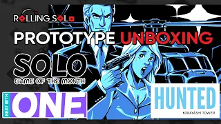 Hunted: Kobayashi Tower 2nd Edition | Solo Game of The Month | Prototype Unboxing