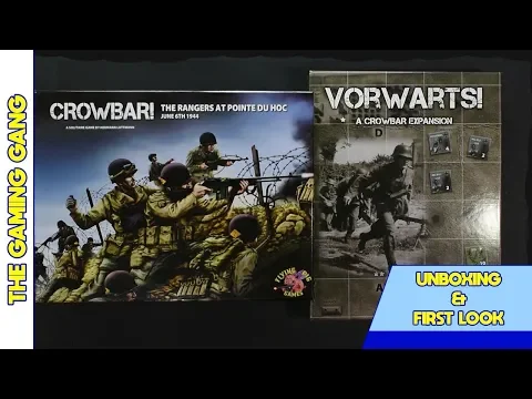 Unboxing Crowbar! The Rangers at Pointe Du Hoc and Vorwarts!