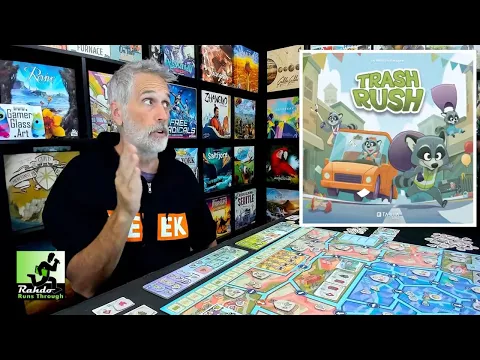 Trash Rush ►►► Don't be fooled by the cute art this engine building game can be BRUTAL!