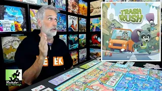 Trash Rush ►►► Don't be fooled by the cute art this engine building game can be BRUTAL!