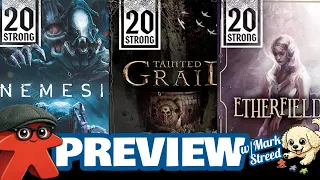 Mark Streed previews 20 Strong: Nemesis, Tainted Grail, & Etherfields