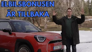 Nu återinförs elbilsbonusen i Sverige men bara om du tjänar tillräckligt dåligt