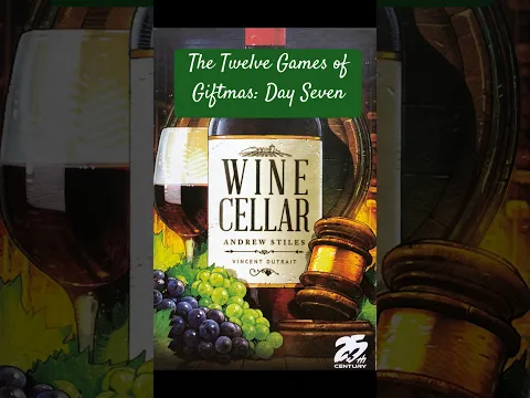 The Twelve Games of Giftmas: Wine Cellar #boardgames #tabletopgame #winecellar #auction #giftideas