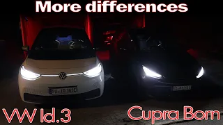 Cupra Born and VW Id.3 - Less features, more differences