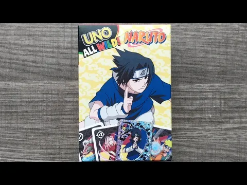 McDonald's UNO All Wild! Naruto Card Game 2026 McDonald’s Mini