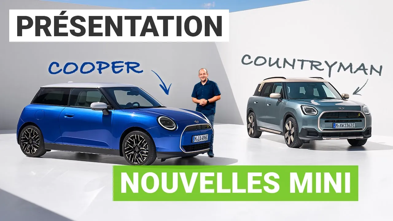 Nouvelles Mini Cooper et Countryman électriques : plus que jamais néo-rétros !