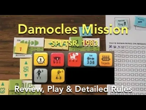 Damocles Mission (SPI/TSR) Review & How to Play [RVW 111]