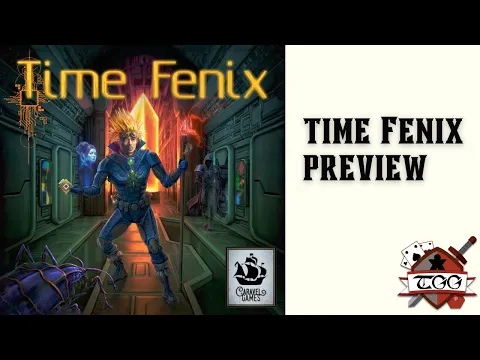 Time Fenix Board Game Preview. A fun solo game!