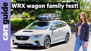 A fun and fast family car! 2023 Subaru WRX Sportswagon tS review