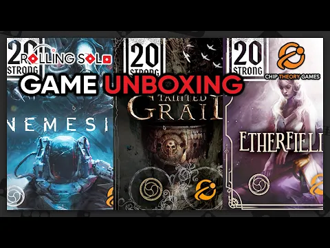 20 Strong: Nemesis Core Set, Tainted Grail & Etherfields Decks | Game Unboxing