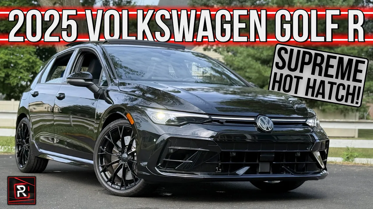 The 2025 Volkswagen Golf R Black Edition Is A Dark & Sinister Supreme AWD Hot Hatch