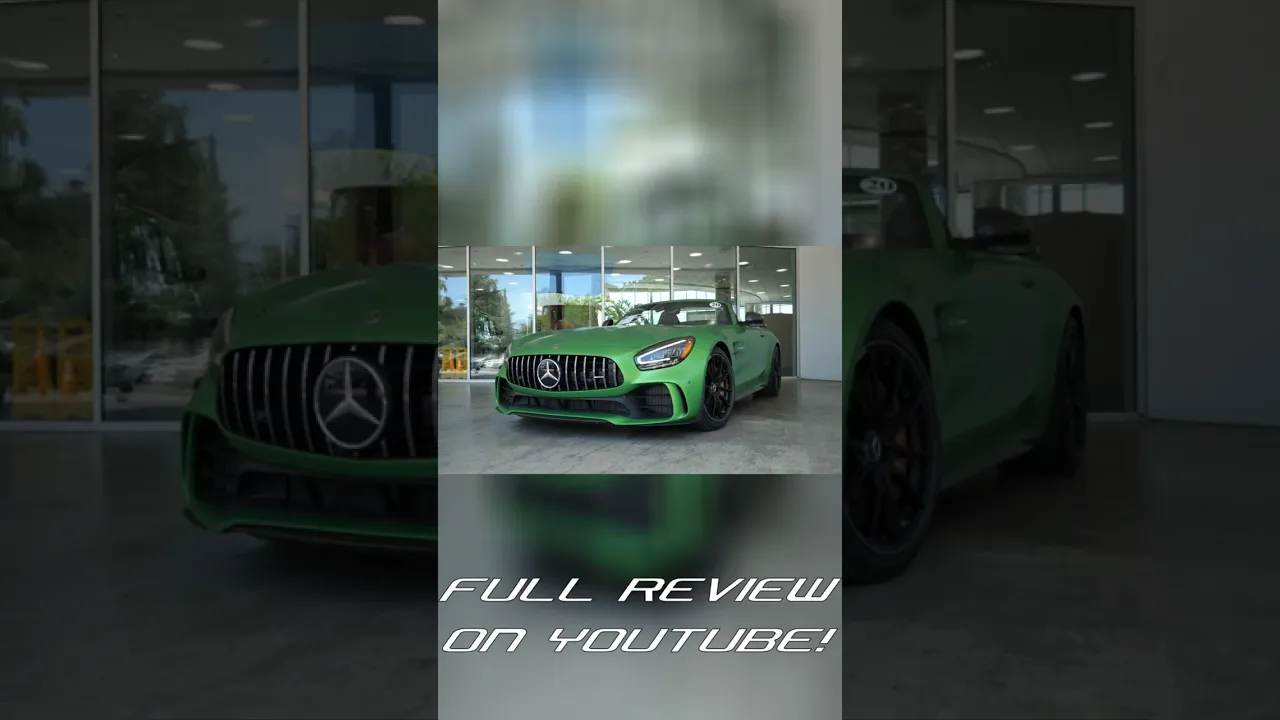 Mercedes AMG GT-R Roadster Sick Shots #shorts