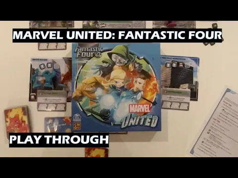 Fantastic Four Marvel United Solo Play Through