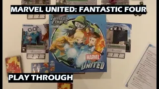 Fantastic Four Marvel United Solo Play Through